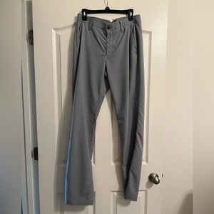 Under Armour Mens Golf Pants Light Gray 34x34
